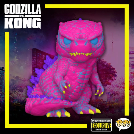Godzilla vs. Kong Godzilla Black Light Funko Pop! Vinyl Figure